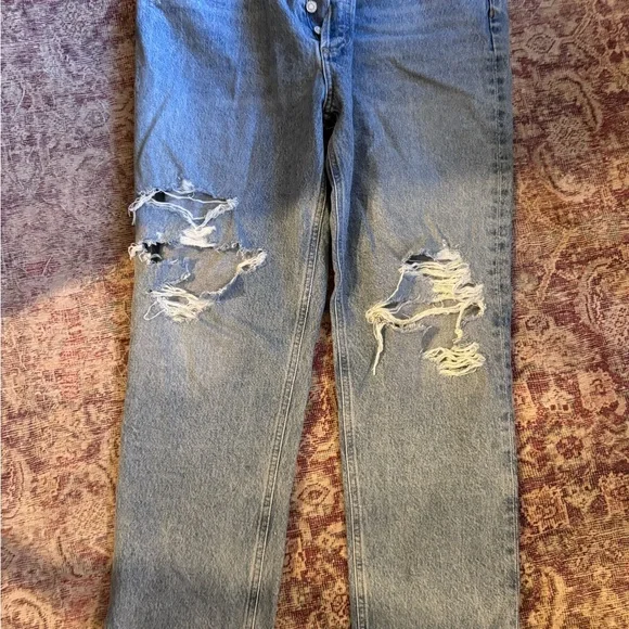 AGOLDE high rise tapered Wander Jeans NWT